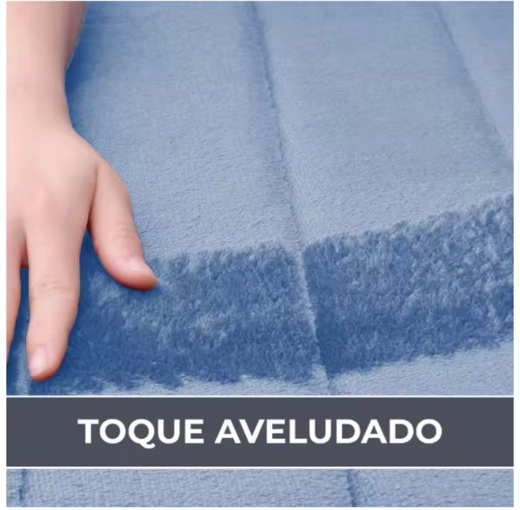 Tapete para Banheiro Antiderrapante e Lavável