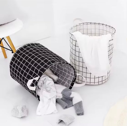 Cesto Organizador De Roupa Suja Dobrável Impermeável Com Alça