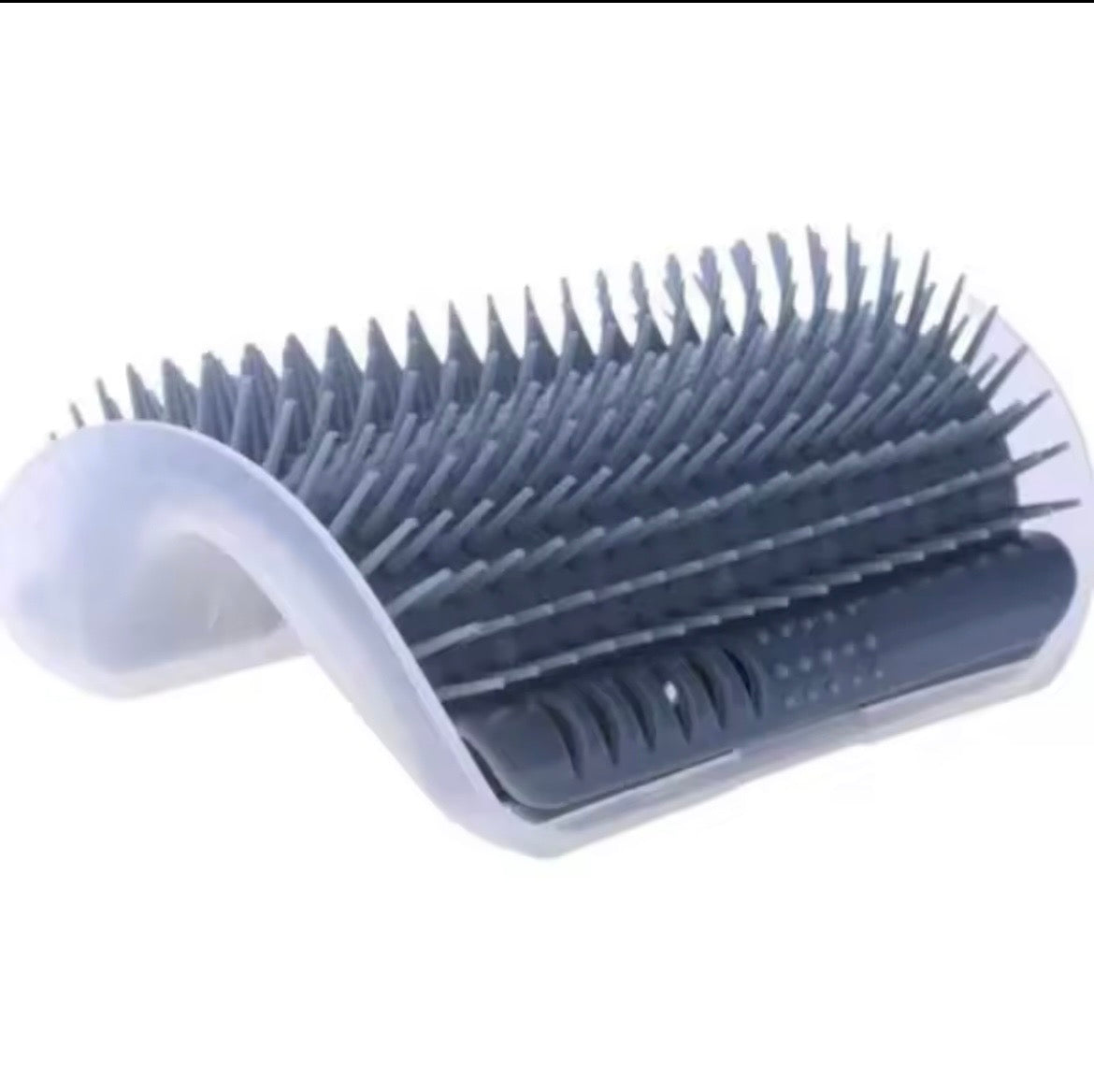 Escova de Canto para Gatos - Massageia e Remove Pelos.