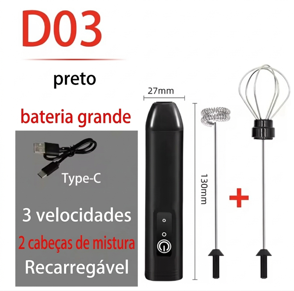 Batedor Multifuncional 3-em-1!l