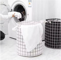 Cesto Organizador De Roupa Suja Dobrável Impermeável Com Alça