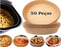 Formas de Papel Descartáveis para Air Fryer (50 Peças)