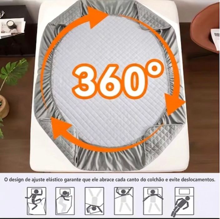 Jogo de Lençol Impermeável Premium - Conforto e Proteção Total